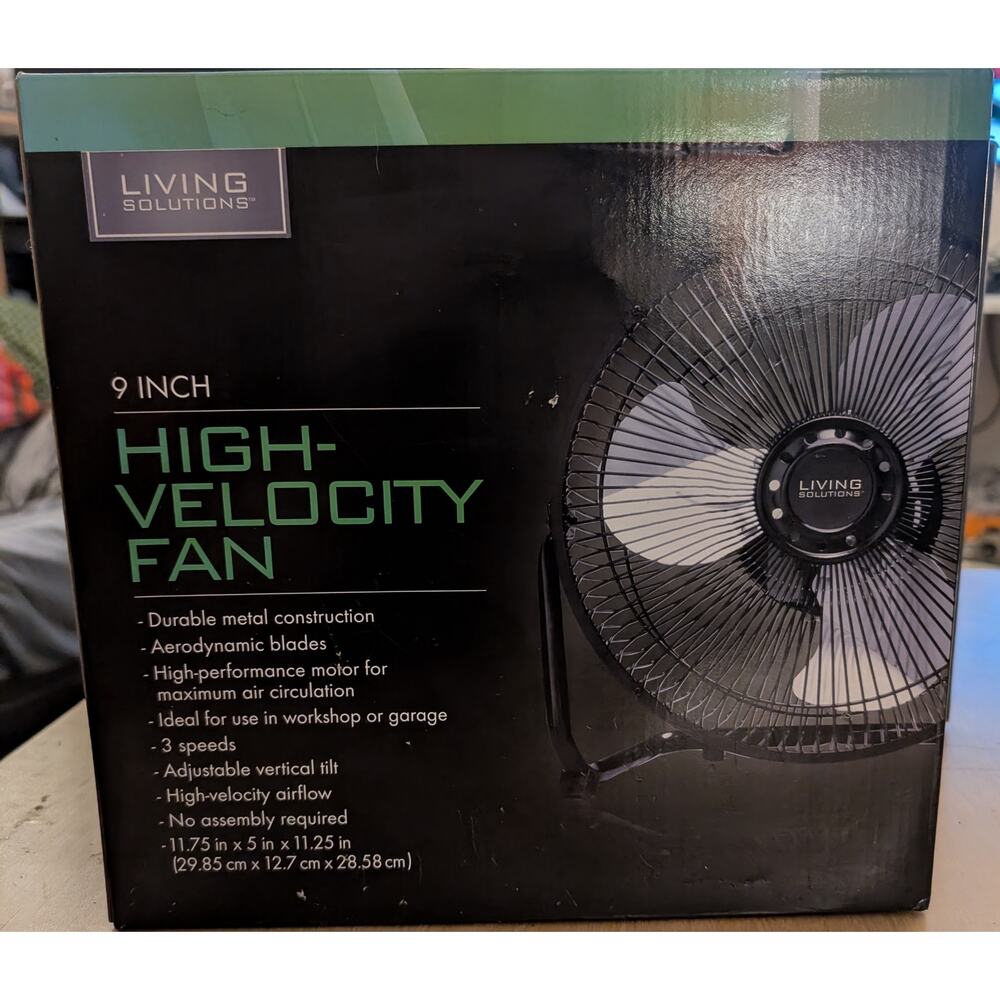 💧NIB 9 Inch High Velocity Fan